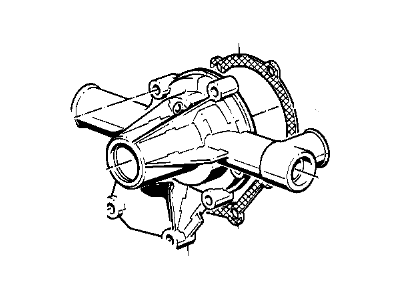 1991 BMW M3 Water Pump Gasket - 11511309692