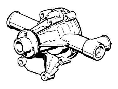 BMW 320i Water Pump - 11519070752