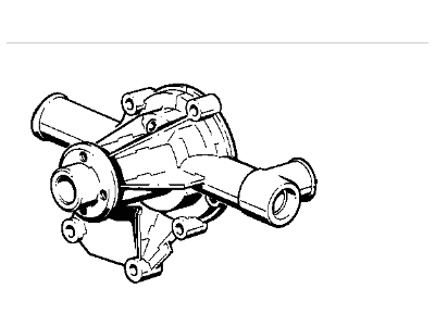 BMW 11511315211 Engine Water Pump