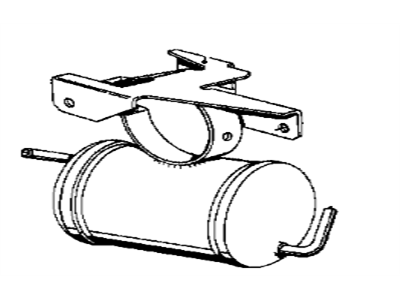 BMW 16121120970 Bracket With Expansion Unit