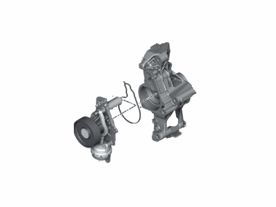 BMW X3 Water Pump - 11517643067