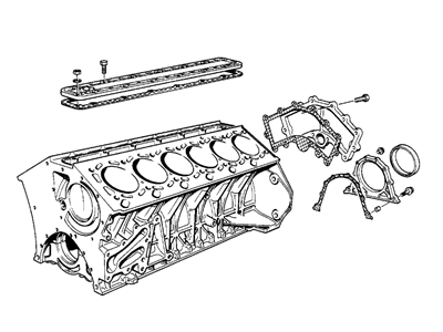 BMW 11119059235 Gasket Set Engine Block Asbesto Free