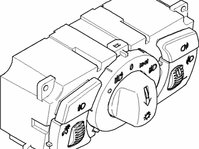 BMW M5 Headlight Switch - 61319135579