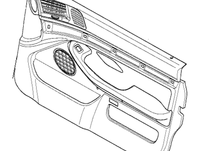 BMW 51418217551 Door Trim Panel, Front Left