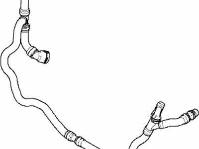 2007 BMW 525i Cooling Hose - 17127542208