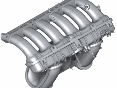 2006 BMW 323i Intake Manifold - 11617559526