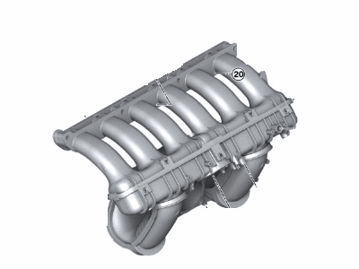 2007 BMW Z4 Intake Manifold - 11617559523