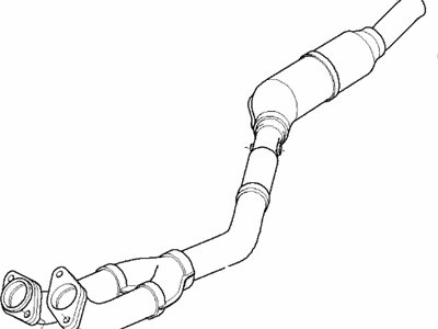 BMW 740iL Catalytic Converter - 18301745011