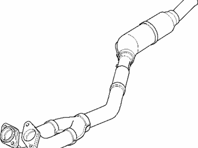 1994 BMW 840Ci Catalytic Converter - 18301742333