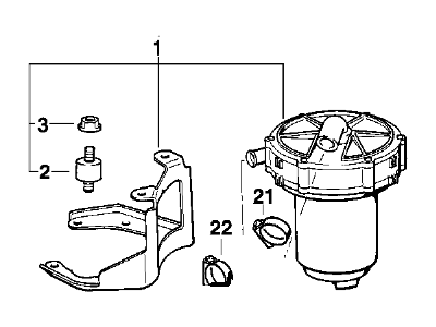 BMW 11721435637 Air Pump