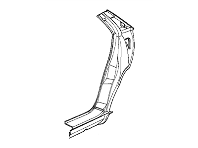 BMW 41001969454 Column Rear Right