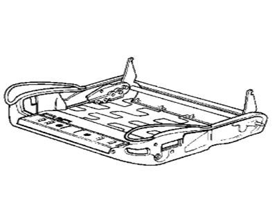 BMW 52101964591 Seat Frame With Actuators