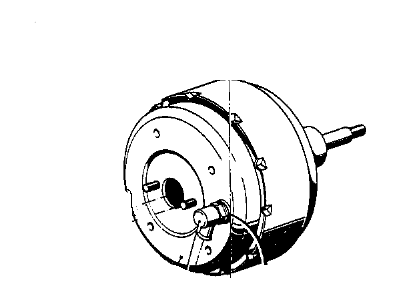 1973 BMW Bavaria Brake Booster - 34331112520