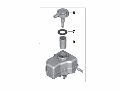 2009 BMW 335i Brake Fluid Level Sensor - 34336774451