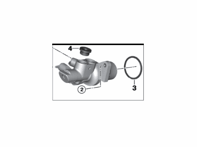 BMW 128i Brake Master Cylinder - 34336785662