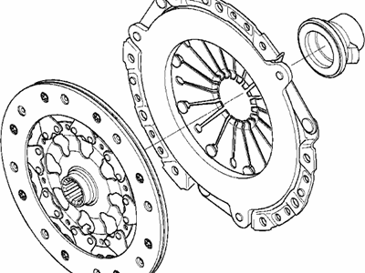 BMW X3 Clutch Disc - 21207557880