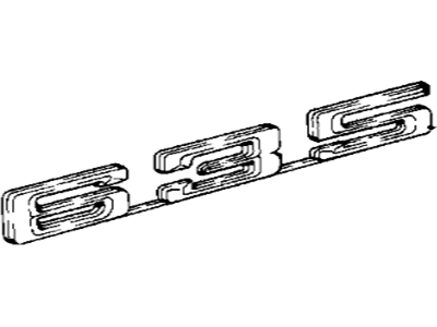 BMW 635CSi Emblem - 51141920779