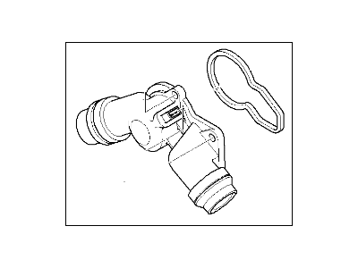 BMW 11537509227 Thermostat Housing Sensor