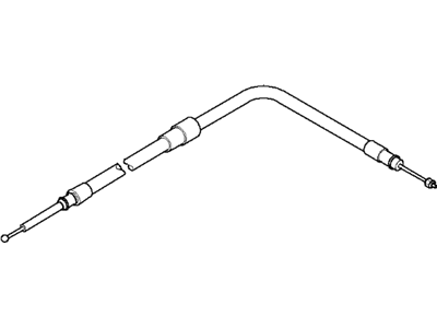 2007 BMW X3 Parking Brake Cable - 34403400795