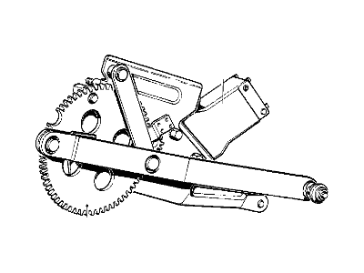 1978 BMW 733i Window Regulator - 51331850849