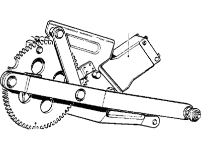 1979 BMW 733i Window Regulator - 51331850850