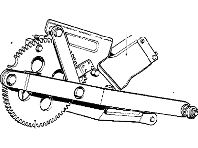 BMW 633CSi Window Motor - 51351375397