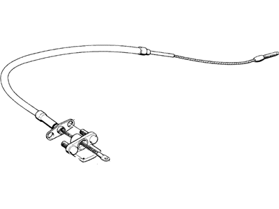 BMW Bavaria Parking Brake Cable - 34411118582