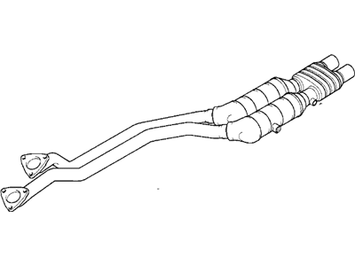 2000 BMW 528i Catalytic Converter - 18301745555