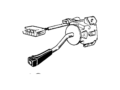 BMW 61311377071 Dip-Dim Control Turn Signal Switch