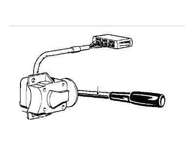 1989 BMW 635CSi Wiper Switch - 61311360948