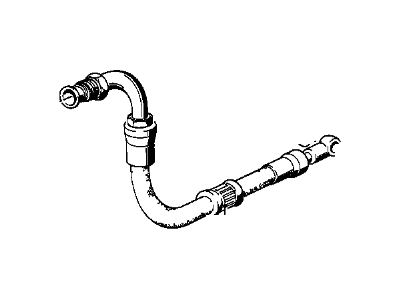 1980 BMW 633CSi Power Steering Hose - 32411117568