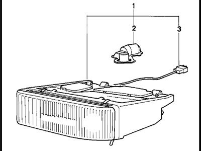 1992 BMW 850i Headlight - 63121383371
