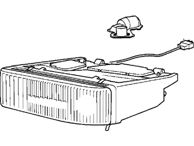 1994 BMW 850Ci Headlight - 63121383372