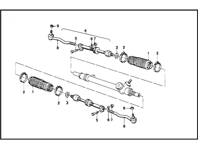 1990 BMW 325ix Tie Rod - 32211701040