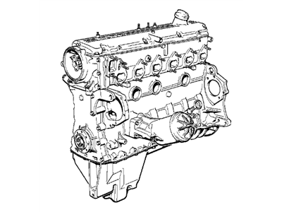 BMW 11001730851 Exchange Short Engine