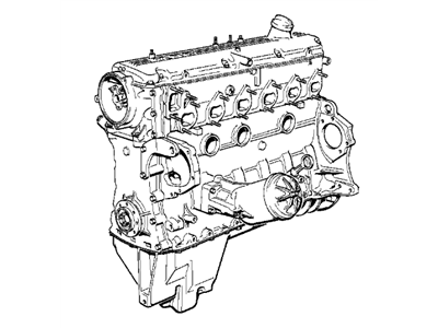 BMW 11111293204 ENGINE BLOCK WITHOUT PISTONS