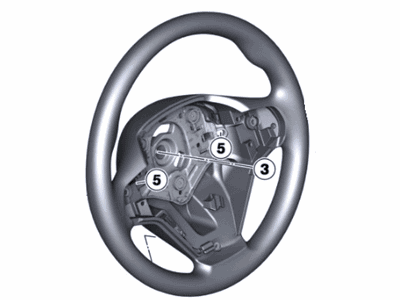 BMW 32306879177 Sport Steering Wheel, Leather