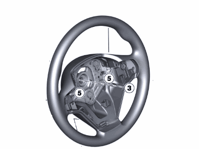 2012 BMW X3 Steering Wheel - 32306860032
