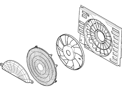 BMW 760Li Fan Blade - 64547603657