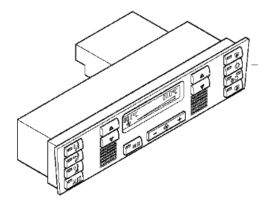 BMW 64116901631 Automatic Air Conditioning Control