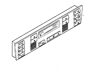 BMW 64118375644 Front Plate, Contr. Auto Air Conditioner