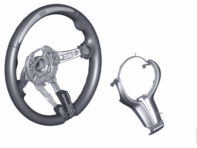 2015 BMW X5 M Steering Wheel - 32302344150