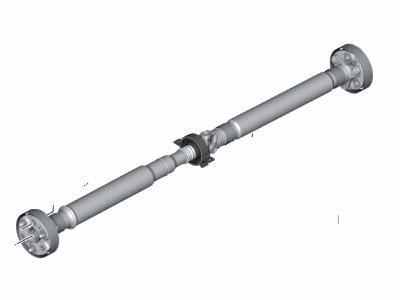 BMW 26107614503 Rear Drive Shaft Assembly