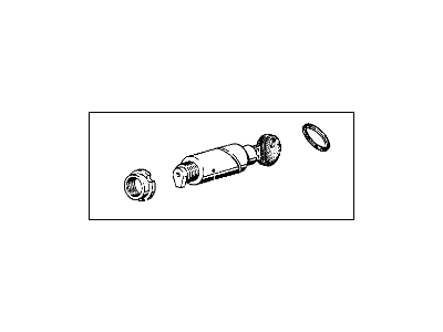 1978 BMW 733i Trunk Lock Cylinder - 51241870607