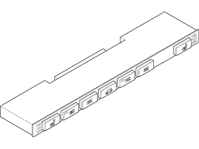 2001 BMW X5 Seat Heater Switch - 61318373740