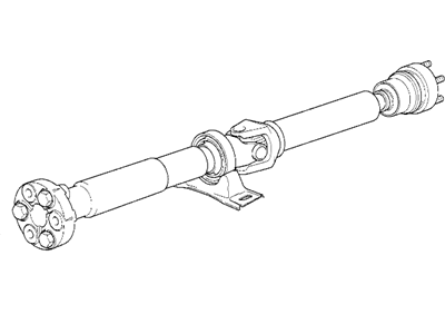 BMW 540i Drive Shaft - 26101229291