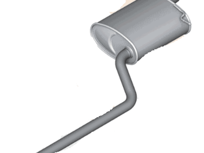 18307646425 BMW Rear Muffler Illustration 1 of 1