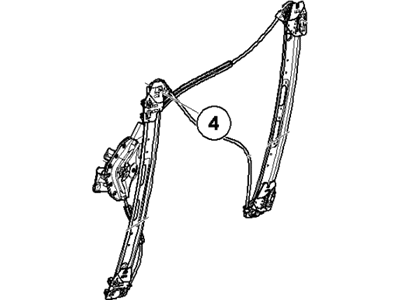 2003 BMW 330i Window Regulator - 51337020660