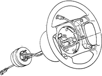 1989 BMW 750iL Steering Wheel - 32301157280