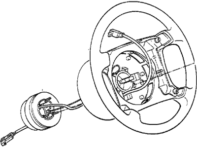 1990 BMW 735iL Steering Wheel - 32301157280